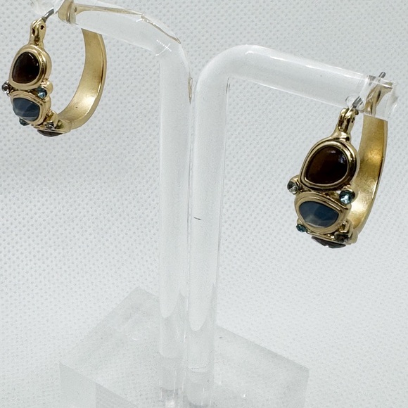 Liz Claiborne Villager 3 Piece Set Necklace Bracelet Earrings - Picture 9 of 14